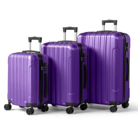 Three-in-one textured frosted case shell, non-TSA customs lock, 28-inch detachable wheels, ABS trolley case, 20in, 24in, 28in, ABS, all-color pur