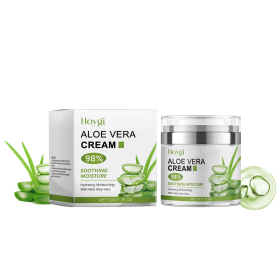 Hoygi Aloe Vera Moisturizing Cream Gently Hydrates Moisturizing, Brightening And Tender Facial Skin Daily Care