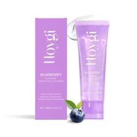 Hoygi Blueberry Flavorful Ceramide Cleansing Gel, Facial Skin Cleansing Moisturizing Hydrating Cleanser (Option: 70ml-95.1g-1.57*1.57*5.74inch)