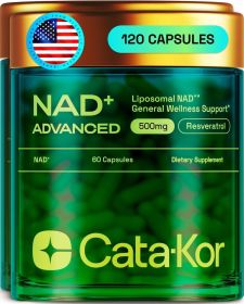 Resveratrol-containing Liposomal NAD Supplement, Alternative to NMN Supplement, Third-party Tested, 30-day Supply, Advanced NAD+ Resveratrol (style: capsule-2)